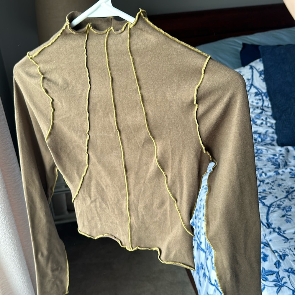 Good American Knit Mock Turtleneck